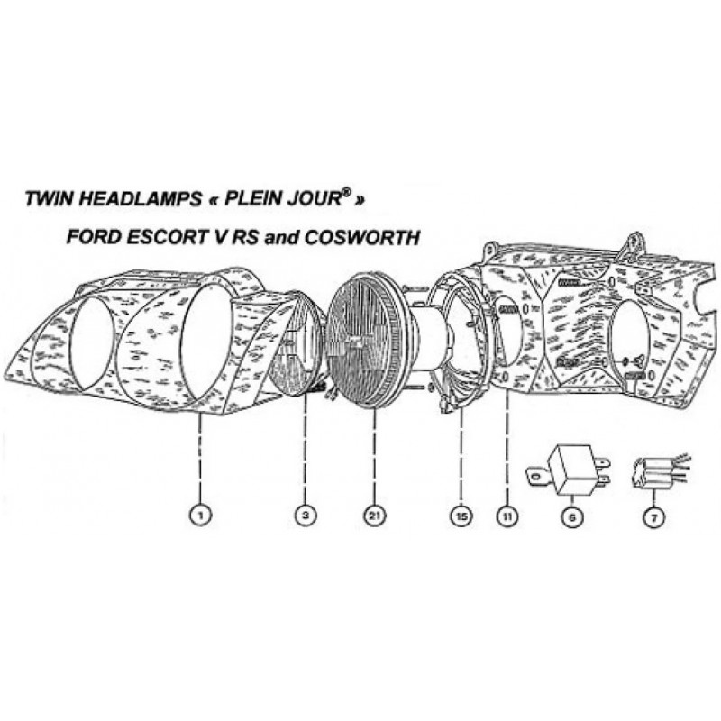 Spare parts Ford Escort Cosworth