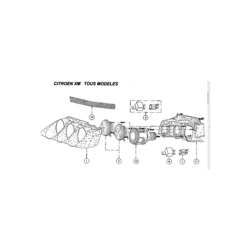 Spare Parts Citroen XM