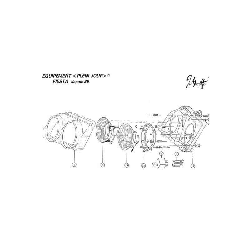 Spare parts Ford Fiesta 3