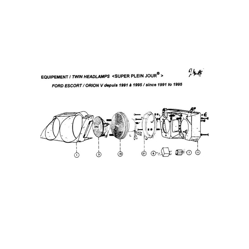 Spare Parts Ford Escort 5