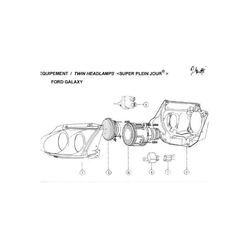 Spare Parts Ford Galaxy -99