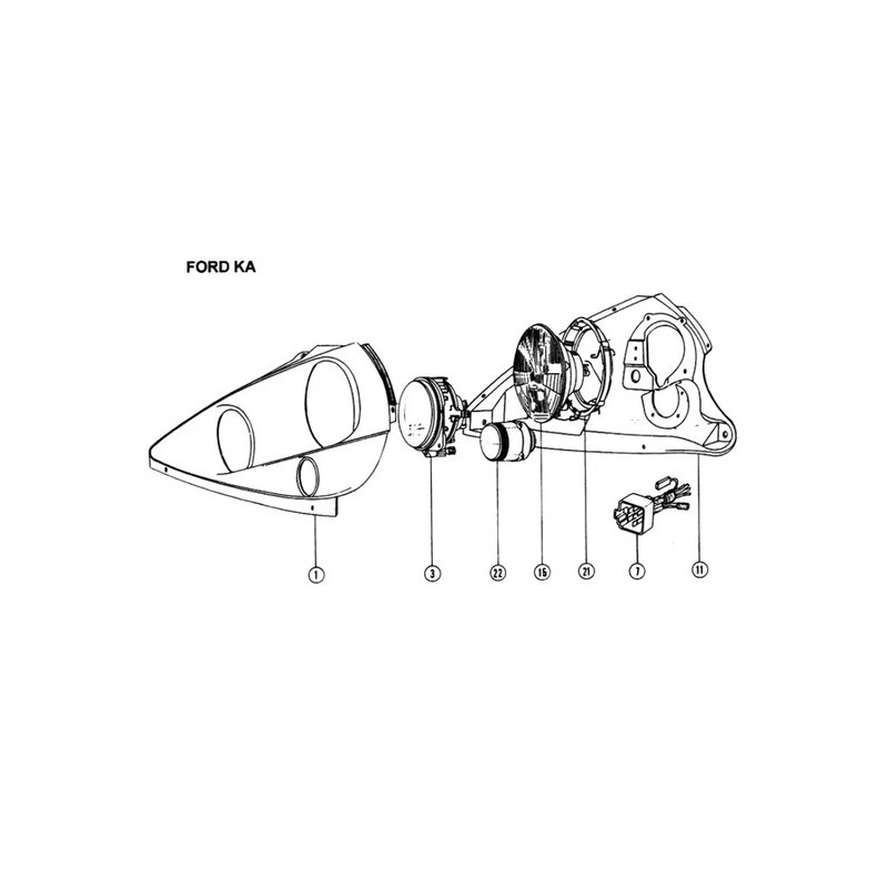 Spare Parts Ford KA retro