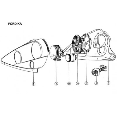 Spare Parts Ford KA retro