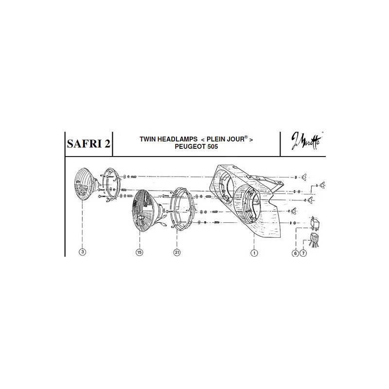 Spare parts Peugeot 505