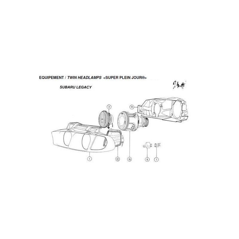 Spare Parts Subaru Legacy