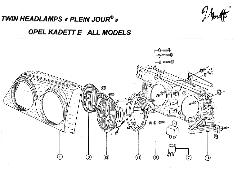 Spare-parts-Kadett 90-